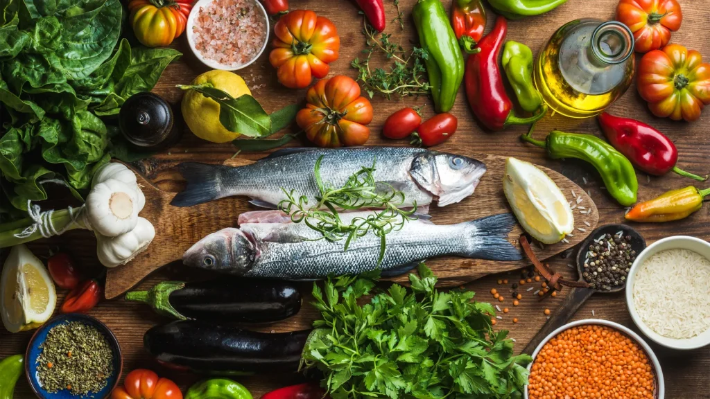 مواد لازم برای رژیم مدیترانه ای